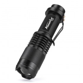 Alonefire SK98 CREE XM-L2 LED Zoomable USB LED Flashlight Torch light for 18650 Battery