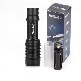 Alonefire H230 CREE XM-L T6 LED Zoomable USB Hunting Flashlight Torch light for 1x 18650 or 3x AAA Battery