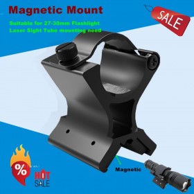 30mm scope mount Magnetic Flashlight Mount Black Hole Diameter 30mm Flashlight /laser /rifle scope hunting mount-MX02