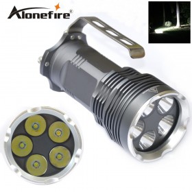 AloneFire 5T6 5XCREE XM-L T6 LED 18650 Flashlight Handheld Torch Camping Lamp Light H5
