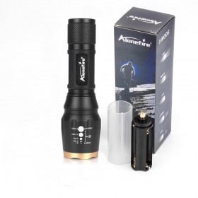AloneFire H240 CREE XML T6 LED 2000lumen cree adjustable led Torches Zoomable LED Flashlight for 3x AAA or 18650 Battery