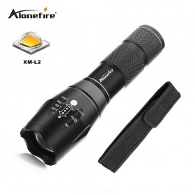 AloneFire G700/E17 Bright XM-L2 3800LM LED Tactical Flashlight Portable Waterproof Torch with Adjustable Focus and 5 Modes for Camping Hiking