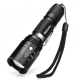 ALONEFIRE BK108 CREE XML T6 LED 2000LM Zoomable tactical Flashlights torch for 18650 Rechargeable batteries