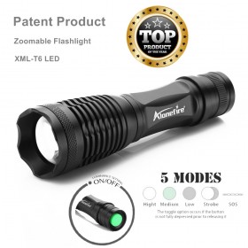 AloneFire E007 Lanterna CREE XML-T6 3800LM Tactical Flashlight Torch Zoom Linternas LED Flashlight LED Cycling Bike Bicycle Front Head Light