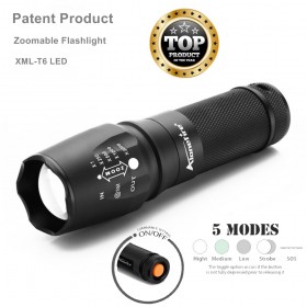 AloneFire E26 led zoomable flashlight CREE XML-T6 3800LM Adjustable Focus Zoom Flash Light linternas torch lanternas