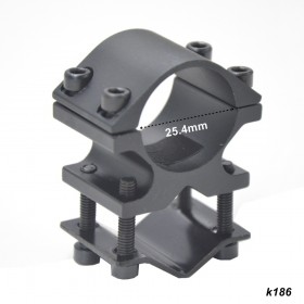 AloneFire K186 Scope mounts Universal Mount Adapter For Flashlight Laser Torch Sight Scope 1 inch 1pc