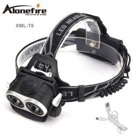 AloneFire HP20 8000Lm CREE XML T6 LED Headlight Headlamp LED Head Lamp Headlight LED 3-mode torch fishing Lights