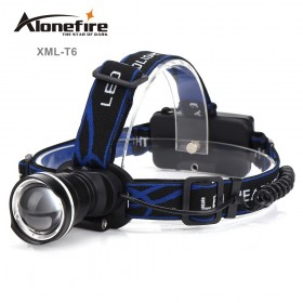 AloneFire HP87 2000Lumens Headlight Cree XM-L T6 led Head Lamp High Power LED Headlamp