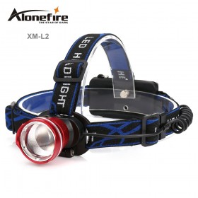 AloneFire HP87 L2 LED Headlamp CREE LED Headlight Flashlight Frontal Lantern Zoomable Head Torch Light Bike Riding Lamp For Camping Hunting