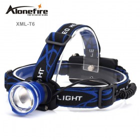 AloneFire HP87 XML T6 2000LM Headlamp CREE Headlight 3modes Waterproof Rechargeable LED light