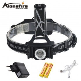 AloneFire HP24 1000Lumen Headlight LED Headlamp Frontal Lantern 3Modes Head Torch Light for Camping by 18650 Battery