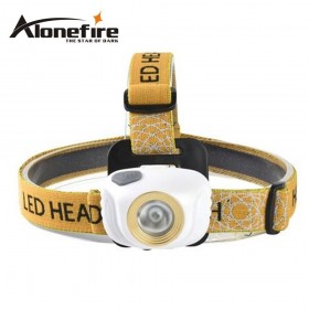 AloneFire HP89 Mini Headlamp light Outdoor Headlight Waterproof Head Lamp Lantern For Hunting USE 3xAAA battery
