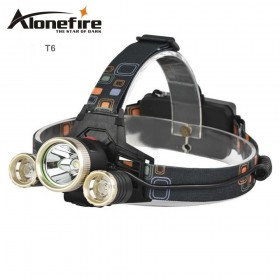 AloneFire HP95 8000LM cree T6+2R5 led headlight Head Light headlamp t6 LED Waterproof LED Headlamp
