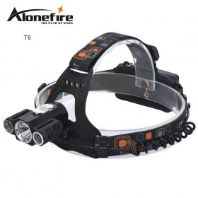 AloneFire HP98 8000Lm Multifunction headlight T6+2R5 headlamp head lamp light outdoor lamp lantern for hunting