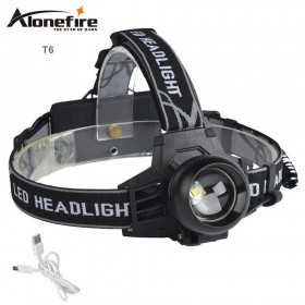 AloneFire HP99 2000LM XML-T6 LED headlight headlamp flashlight head lamp for 18650 battery front light portable light