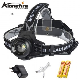 AloneFire HP99 2000LM CREE T6 headlamp XML-T6 headlight 3mode torch head lamp light+battery+charger for fishing lights