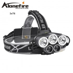 AloneFire HP26 8000LM 5mode xml-t6 led Rechargeable Headlight Outdoor Camping Hunting Fishing Head Lamp