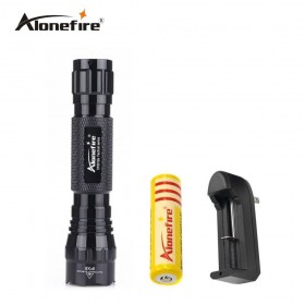 AloneFire TK501BS T6 flashlight set CREE XML T6 led tactical flashlight linternas by 18650 rechargeable battery torch lamp