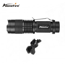 AloneFire SK68 mini Zoomable led flashlight Portable Bike light Bicycle light lamp flash light for Camping Biking