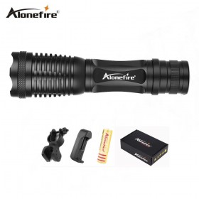AloneFire E007 Zoomable XML T6 LED 3800Lumens Ultra Bright Tactical Waterproof Handheld Flashlight Bike Headlight