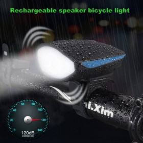 AloneFire BL02 Bike Light Head LED Flashlight With Bell Luces Bicicleta Multifunction Cycle Lamp MTB Road Cycling Headlight Bicycle Accessories