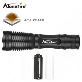 AloneFire E007 led flashlight XP-L V6 led zoomable cree v6 led flashlight flash lamp lights