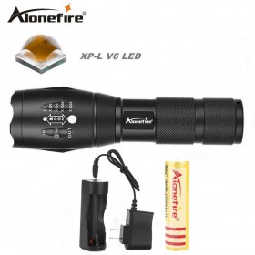AloneFire E17 CREE XP-L V6 Ultra bright 10W LED zoom Flashlight waterproof zoomable torch lights