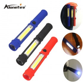 AloneFire X300 COB LED Mini Pen Multifunction led Torch light cob Handle work flashlight cob square Work Hand Torch Flashlight With Magnet