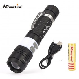 AloneFire X190 Torch 3800LM Portable Waterproof Rechargeable Camping Bike Light Lamp Lanterna Flashlight CREE T6 COB LED Flashlight