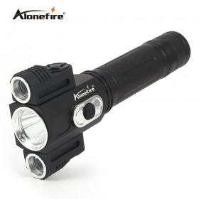AloneFire X180 Lumiparty 5000LM LED Flashlight XML T6+2XPE 360 degree rotating Outdoor portable Stand Light Magnet Waterproof Flashlight