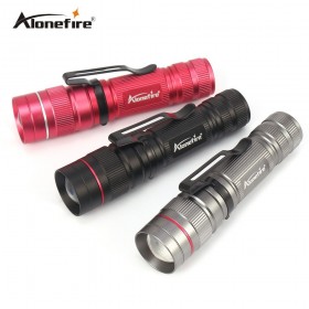 AloneFire X170 LED Flashlight Q5 Zoomable Waterproof Flashlights Linternas LED Lampe Torche AA/14500 Mini LED Flashlight for Self Defense