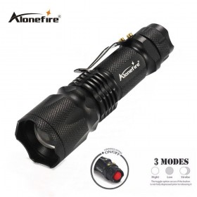 AloneFire X330 Mini LED Flashlight ZOOM CREE 2000LM Waterproof Lanterna LED Zoomable Torch 3.7V AA 14500 battery Flashlight