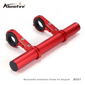 AloneFrie BC01 Bike Handle Extender Multifunctional Aluminum alloy Light Holder Bicycle Extension Frame Cycling Light Clip Holder 1 pair