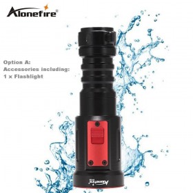 AloneFire DV36 Waterproof 2000Lumens CREE XM-L2 LED 26650 Diving Flashlight L2 UnderWater Depth Bright LED Light
