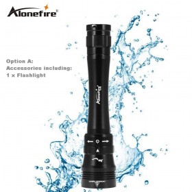AloneFire DV38 26650 Diving Flashlight XML L2 LED Underwater Waterproof Diver Diving Torch Flash light Lamps