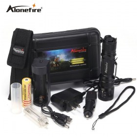 AloneFire TK105 Powerful LED Flashlight 18650 Cree XP-L V6 High Power Pocket Light Penlight 5 Modes Light Bike Strobe Camping