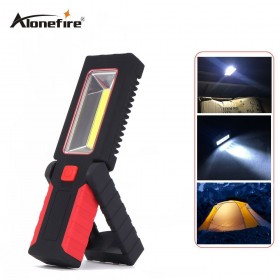 AloneFire C029 2 Mode Adjustable Seat Work Light Camping Outdoor Lamp With Built-in Magnet And Hook LED Flashlight
