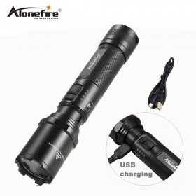 AloneFire TK700 L2 usb rechargeable Search and rescue LED Flashlight Super Bright for Emergency and Self Defense