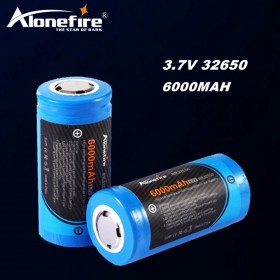 AloneFire Original 1PC 3.7 V 6000 mah 32650 Battery High capacity Li-Ion 32650 Battery for Electric toy