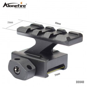 AloneFire D0040 Universal Tactical Pistol Scope Mount Weaver & Picatinny Rail Pistol Rail for adding Scope Sight Flashlight Laser