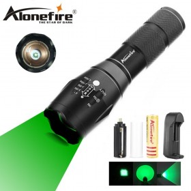 AloneFire E17 Tactical Flashlight XPE Green LED Torch Flash Light Lantern For Fishing Hunting Flash lamp lanterna torch