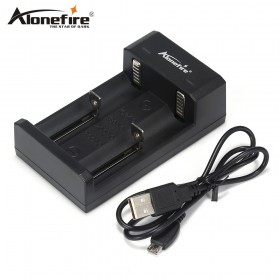 AloneFire MC102 USB 18650 Battery Charger for 26650 18650 14500 16340 Li-ion Rechargeable Batteries Portable emergency Battery Charging