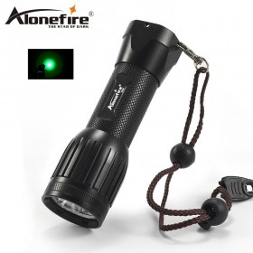 AloneFire X500 LED Green Flashlight Light torch Lamp 3 Modes Tactical hunting camping Linternas