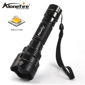 AloneFire X510 XM-L2 New Design Aluminum Convex Lens Zoom Lens Led Light Flashlight For 1*18650 Rechargeable Battery