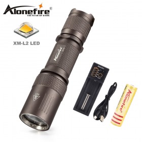 AloneFire X530 Portable LED Flashlight 18650 Pocket light Cree XML L2 Tactical Flashlight Waterproof 5 modes Searching Light