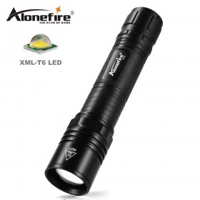 AloneFire X721 LED Flashlight 18650 Cree XML-T6 Tactical Flashlight AAA 5 modes Torch Lanterna Waterproof Camping cycling