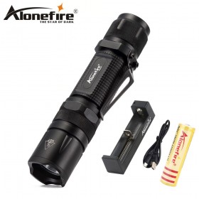 AloneFire X560 led mini flashlight CREE V6 LED 18650 flashlight Super Bright torch