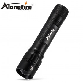 AloneFire X720 Mini CREE XML Q5 Telescopic Zoom LED Flashlight Torch Pocket Light Waterproof Lantern for 18650 Battery Powerful