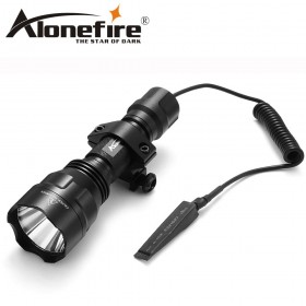 AloneFire C8s LED Flashlight 5-Mode Tactical flashlight 18650 light flashlight LED Lamp Torchlight 18650
