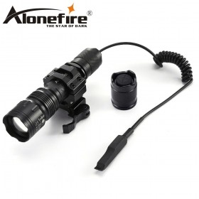 AloneFire TK104 xml L2 flashlight Zoom Aluminum Remote Switch Led Tactical Flashlight For Hunting
